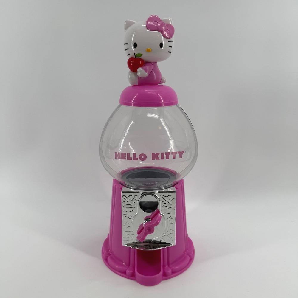 Hello Kitty Gumball Machine Pink 14 Inch Sanrio Candy Dispenser KT3109A